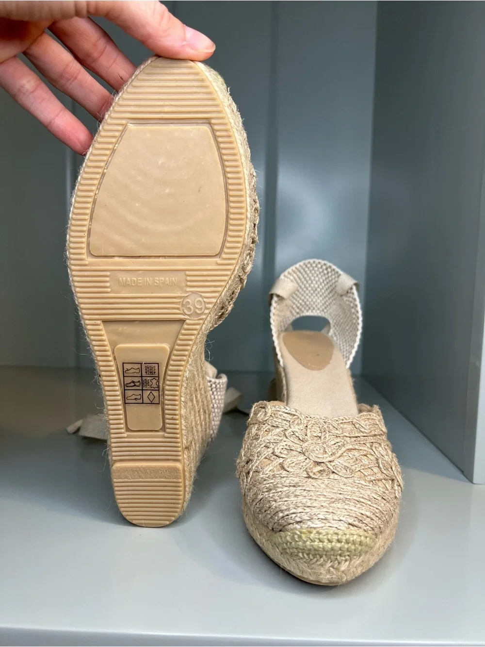 BODEN Cassie High Wedge Espadrille Sandal